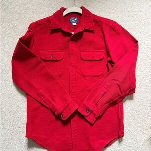 J. Crew Men’s Red Chamois Button Down Shirt